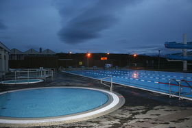 Outdoor Pool and Hot Tub